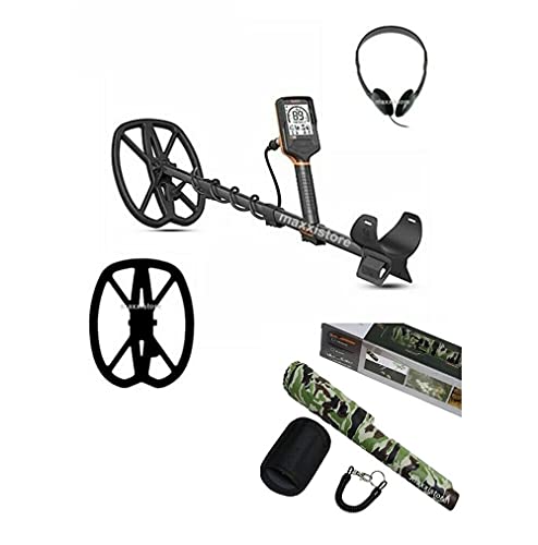 Garanzia 2 anni Maxxistore - Quest Q30 basic metal detector piastra turbo raptor dd + Pointer camo HS
