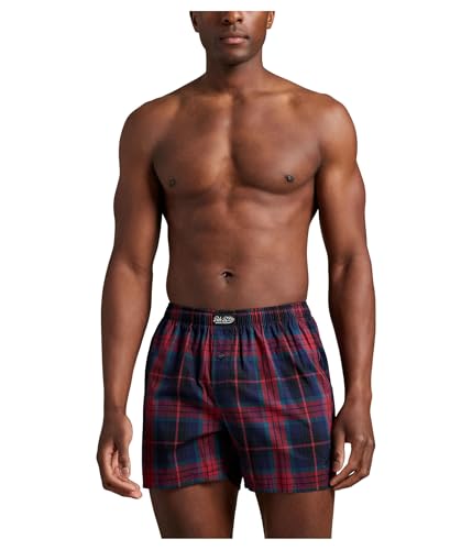 Polo Ralph Lauren Mens Hanging Woven Boxer Ski Tartan/Polo Black PP Medium