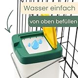 Küken Nager Hasen Kaninchen Hühner Geflügel Nippel Wasser Tränke Trinkflasche (500 ml) - 5