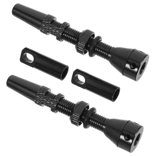 OFFSCH Vástago Válvula Aluminio para Neumáticos Tubeless Coche Bicicleta Prevención Fácil Instalación Mejora Rendimiento Rueda