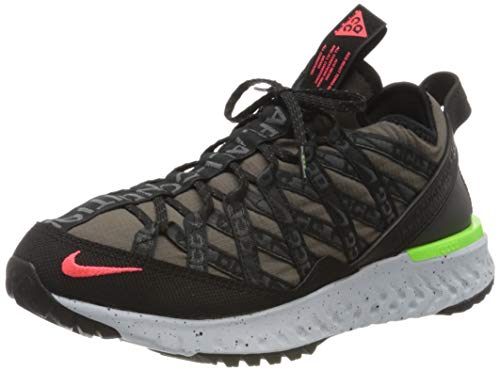 Nike ACG React Terra GOBE, Scarpe da Trekking Uomo, Ridgerock/Flash Crimson/Black, 41 EU