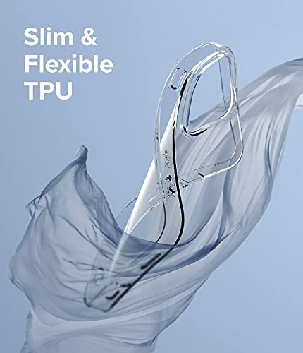 Image of Ringke Air Compatible with iPhone 13 Pro Case Back Cover Transparent Lightweight Soft Flexible TPU Scratch Resistant Natural Form iPhone 13 Pro Back Cover Case - Clear