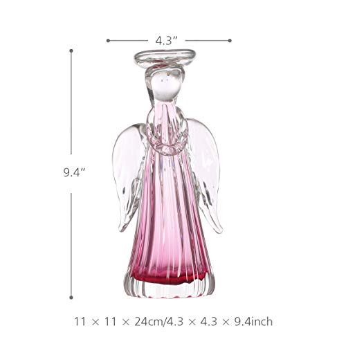 Jydqm Angel Candle Holders Gift Glass Fairy Ornament Candlestick Home Decor Animal Statuettes Home Decoration Accessories #TOP1
