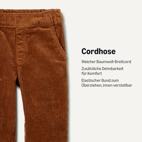 Amazon Essentials x Sofia Grainge Unisex Kinder Cordhose zum Anziehen, Karamell, 3 Jahre