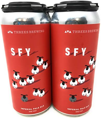 THREES BREWING SFY DIPA 4pk Can, 16 FZ
