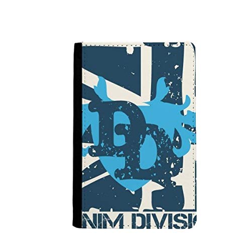Étui passeport bleu denim Graffiti Street 3.7x5.8" multicolore
