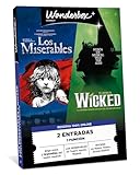 Wonderbox Connect - Caja Regalo - Multi-Espectáculo - Wicked o Los Miserables - 2 entradas - 1 función - Leyendas del Teatro Musical - Válido para Todas Las Funciones - Válido Durante 27 Meses