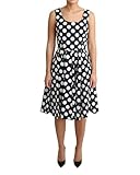 robe dolce gabbana rouge Taille M (4) Dolce & Gabbana Black Polka Dotted Cotton A-Line Dress IT42 M