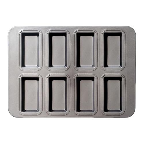 Soluzione conveniente: fino a 8 torte contemporaneamente nelle nostre padelle da 10x7,8 pollici; Ogni slot è 3,1x1,57 pollici per allenamenti di cottura efficienti e soddisfacenti