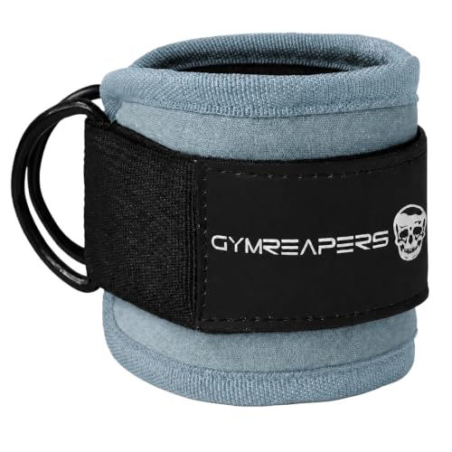 Image of Gymreapers Ankle Straps For Cable Machine Kickbacks, Glute Workouts, Lower Body Exercises - Adjustable Leg Straps with Neoprene Padding