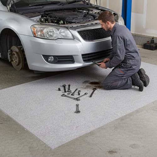 Protections de sol de garage feutre absorbant lavable anti-tache