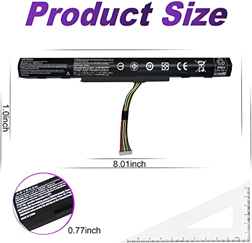 Batterie AS16A5K pour Acer Aspire E15 E5-575G et E5-475 de 2600mAh - 2
