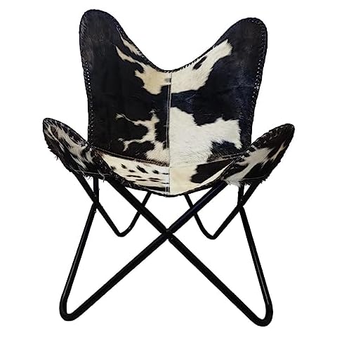 GifteQ Leather Butterfly Chair for Small Spaces Cover