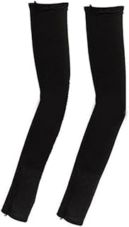 INOOMP Protetor de cotovelo para braço protetor de cotovelo manga de proteção solar cotoveleiras pretas almofadas de proteção de cotovelo manga de braço, Preto, M