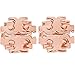 Tory Burch T Logo Small Stud Earrings Rose Gold