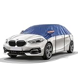 Svnqney Halbgarage 10 Schichten Wasserdicht Atmungsaktiv Autoabdeckung für BMW 1Series 2017-2025
