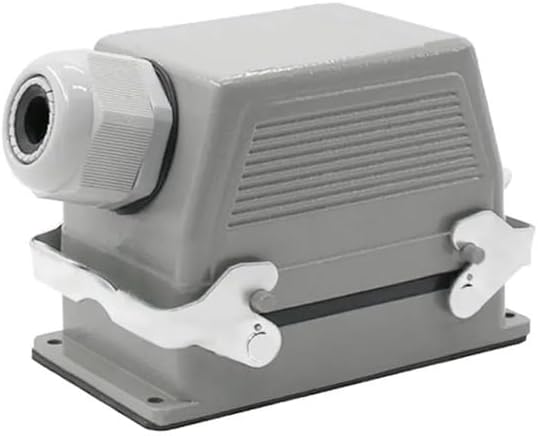Heavy Duty Connectors HDC-HE-048-1/2 F/M 48pin 500V 16A Industrial Rectangular Aviation Connector Plug Screw Connection(Hdc-he-048-2)