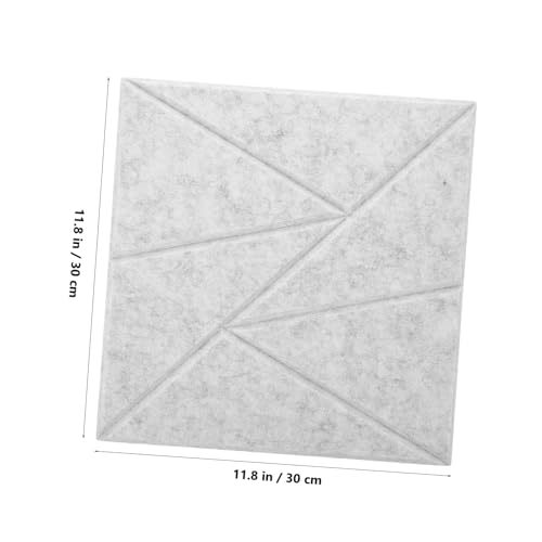 Yardwe 6pcs paneles acústicos para reducción de ruido con adhesivo, paneles de insonorización para oficina, hogar y estudio miniatura 2