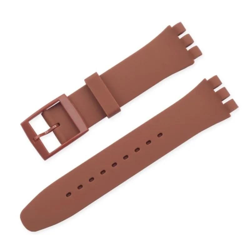 Bracelet de montre en caoutchouc Swatch souple et résistant de rechange