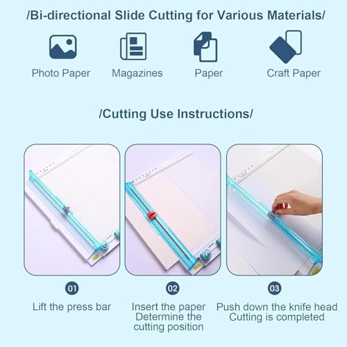 Image of KRYTONEFoldable Multipurpose 12 x 12 Inch Scoring Board for Scrapbooking, Art & Craft, Paper Trimming Etc