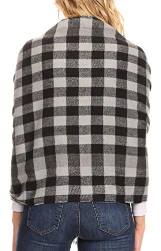 Sakkas Iris Warm Super Soft Cashmere Feel Pashmina Shawl/Scarf with Fringes2