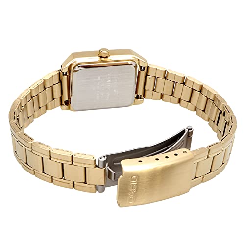 Image of Casio LTP-V007G-9B Standard Quartz Women's Watch, Gold, Metal Band, Overseas Model, Gold Metal Band LTP-V007G-9B, Bracelet Type