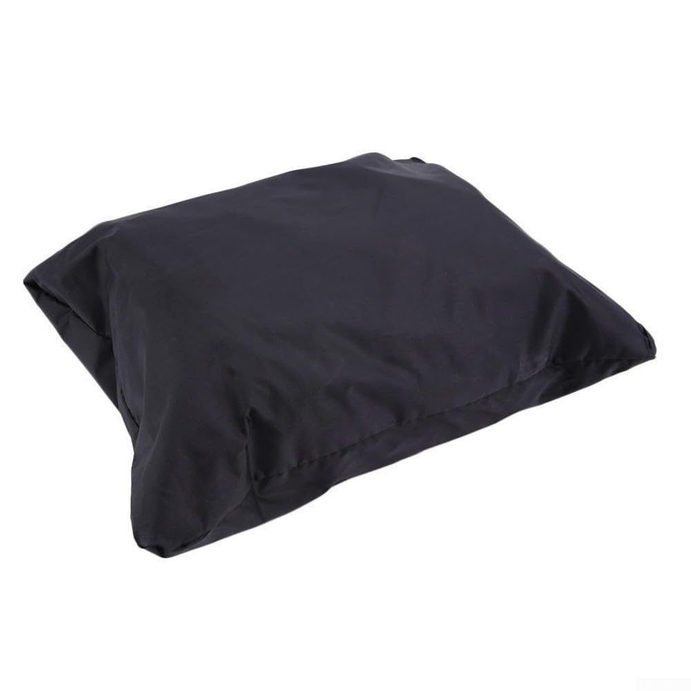 Funda resistente para cortacésped Oxford 210D, impermeable, resistente al viento, a prueba de polvo, protección para almacenamiento al aire libre con cordón y bolsa de almacenamiento, negro y verde
