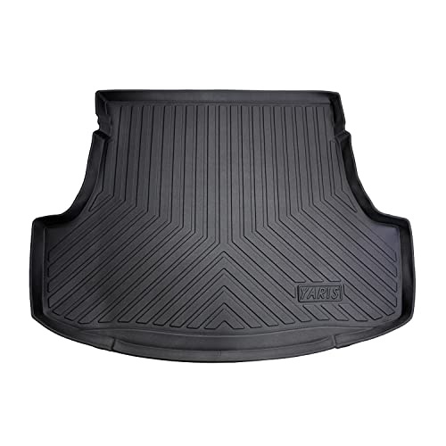 Image of KMH Latex Dustproof / Waterproof / Foldable / Antiskid Car Dicky Mat, Trunk, Boot Mat for Toyota Yaris