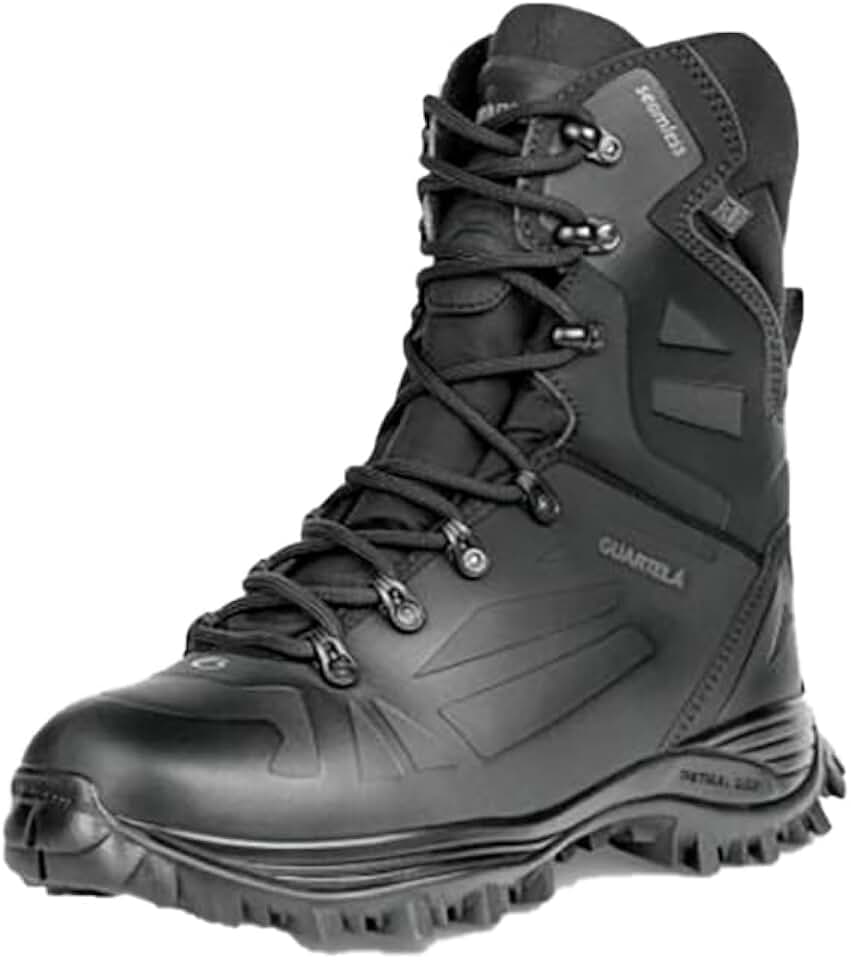 Guartelá Attack 3 Pro Dry Coturno Tático Impermeável, Preto, Construção Seamless sem Costura, Cabedal Nanofilm, Cano 22cm, Solado Alta Tração (Preto, 39, BR, Adulto, Alfa, M, Único)