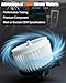 1581732 HVAC Heater Blower Motor Assembly Fits for Chevy Cruze Malibu, for Buick Cadillac Allure Lacrosse Regal Cadillac SRX Saab 9-5, AC Heater Blower Motor Fan Replace OE# 700269, 1581637, 13369460