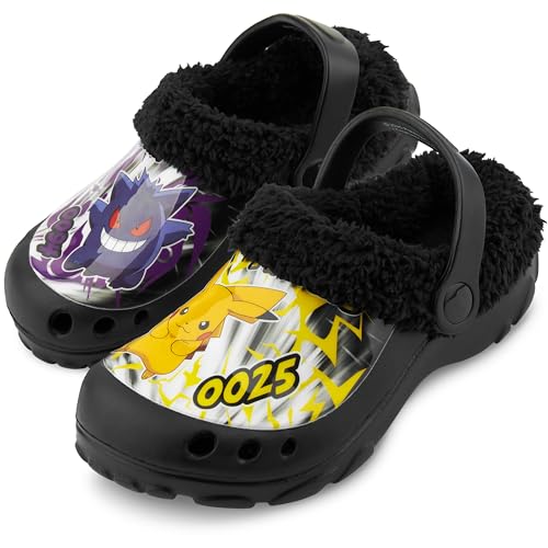Ya en mundofriki.es: Get Trend Pokemon Zuecos Niño Invierno Forrados, Pikachu Zapatillas de Casa con Pelo Suave, Clogs Antideslizantes, Regalos para Niños (34/35 EU, Multi Pokemon)