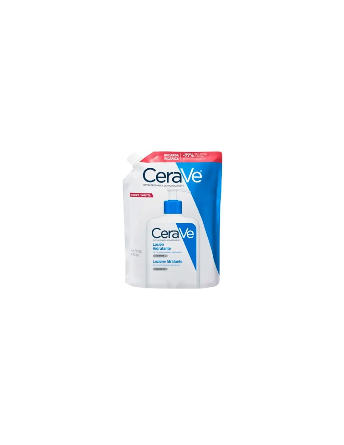 CeraVe Moisturising Lotion Refill With Hyaluronic Acid and 3 Essential Ceramides for Dry to Very Dry Skin Face & Body Lotion