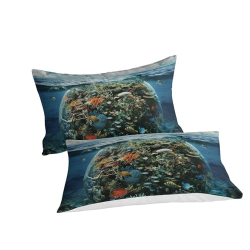 Housse de couette super king size en microfibre de polyester au fini doux et durable