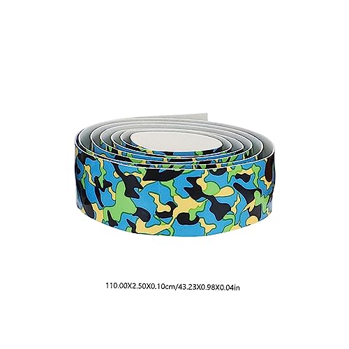 GOOHOCHY 6Pcs Drumstick Sweat Absorbent Grip Tapes Slip Design for Electronic Drums Badminton Tennis Rackets Moisture Removal Durable Easy to Replace Camouflage Colors