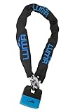 Seguridad 6,5/10 LUMA 28 Chain candado Cadena 10MM/120CM Azul