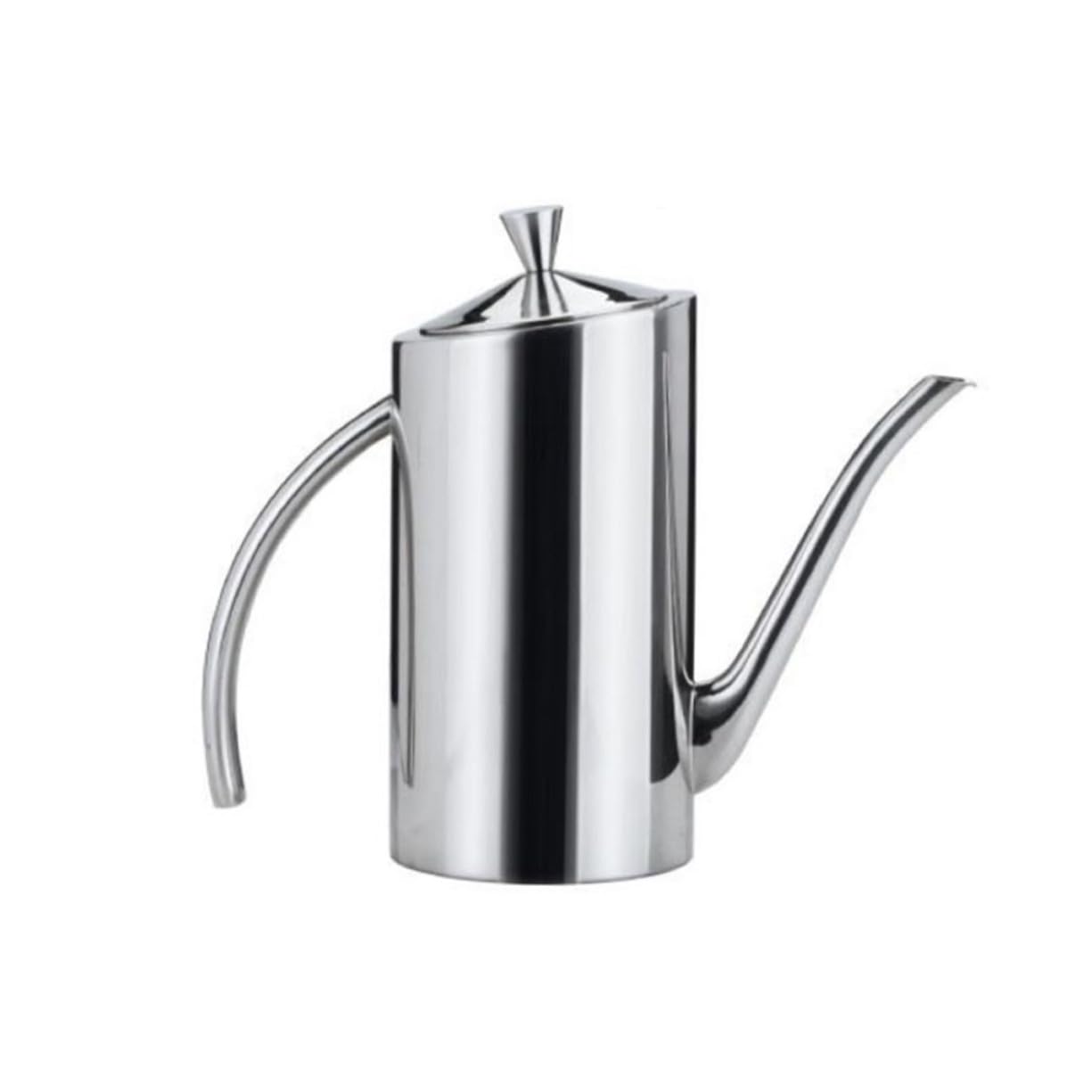 NOLITOY Botella Dispensadora de Aceite de Acero Inoxidable de Anti-goteo con Tapa Protectora Diseño Prueba de Fugas para Aceite Vinagre y Salsa para Cocina y Restaurante