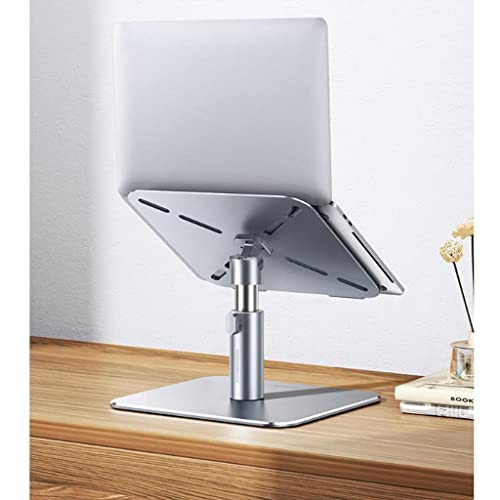 Support ordinateur portable argent : rehausseur pliable de bureau - 4