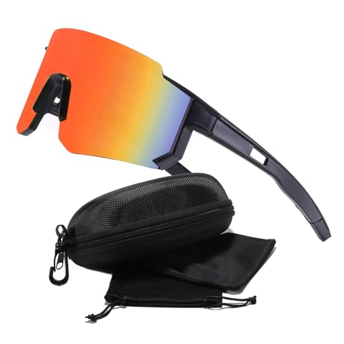 MARIDA Baseball Sunglasses for Boys Girls, Lightweight Portable Windproof UV400 Googles for Golfing Tennis Softball