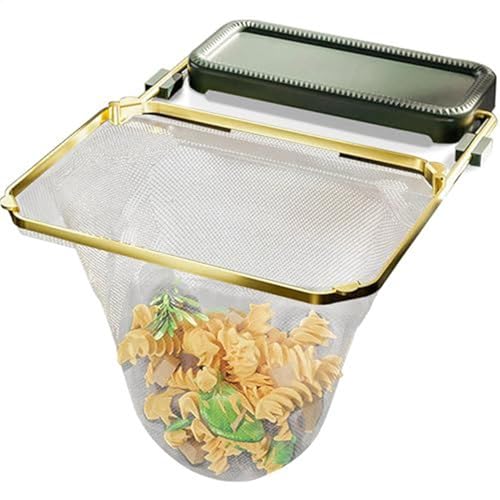 Fukamou Filtrador de desechos de Alimentos para Fregadero, Soporte de Malla del colador del Fregadero | FIEMBRO DE CABADOR DE CABADOR FILMA DE Firma Neta Neta | 50 Bolsas de Malla, colector de Basura