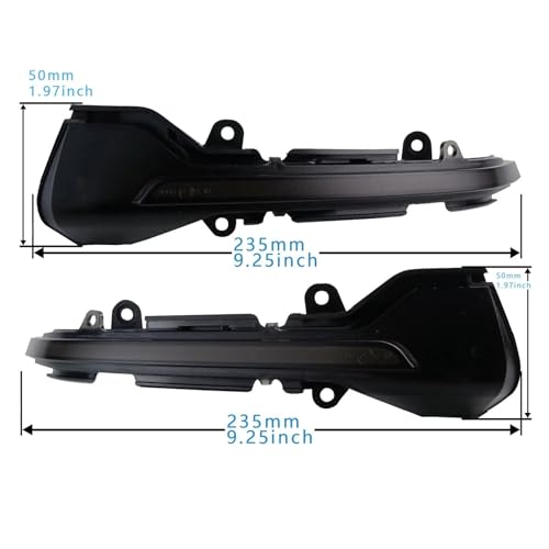 Intermitentes dinámicos LED Seat León MK3 contra fallos de luz en espejo 4
