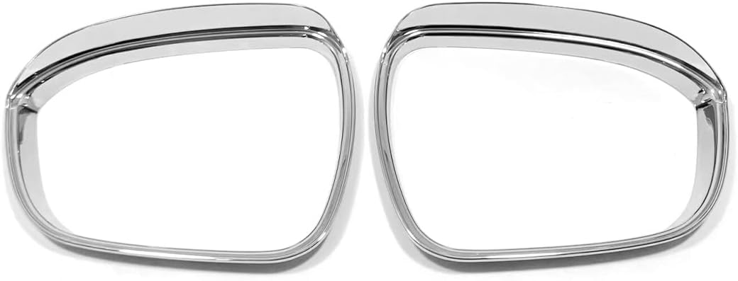Car Accessories Fit for Nissan New Rogue 2021 2022 2023 2024 2025 2026 Side Door Rearview Mirror Rain Shield Protector Cover Frame Trim (Chrome) 2PCS ABS