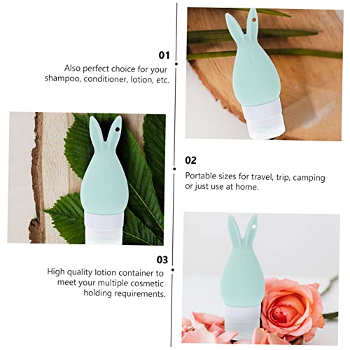 FRCOLOR Frasco De Gel De Sílica 3 Pçs Xampu Coelho Traje Bsmall Conjunto De Pincéis De Maquiagem Sil