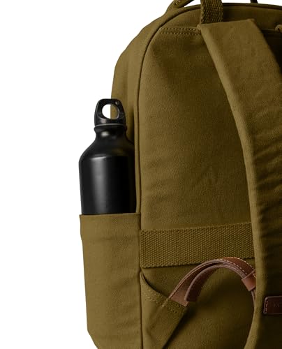 Image of DailyObjects Field Daypack Casual backpack fits upto 14 inch inch laptop with Luggage Sleeve| Unisex Travel Backpack | Made of Durable Canvas Material | Zippered Compartments with Pockets