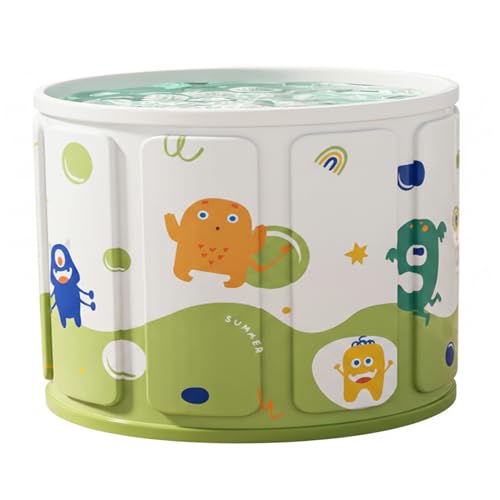 Baignoire portable pliable tout-petits et enfants avec gain de place