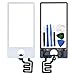 BisLinks® Weiß LCD Touch Bildschirm Digitizer Assembly Ersatz Für iPod Nano 7 7th Gen