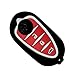 Price comparison product image Happyit Silicone Car Key Case Cover for Alfa Myth 159 GTO Giulietta Romeo 4C GTA-m38 3 Buttons Fob Key (Black)