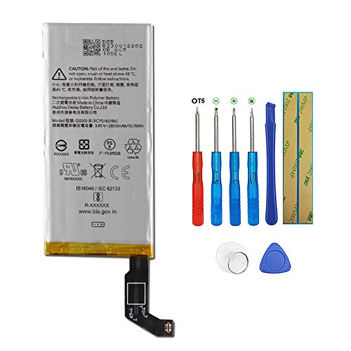 Swark G020I-B - Batería compatible con Google Pixel 4 con herramientas Cover