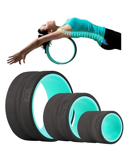 YOGI GRIPS Back Roller Wheel- Foam Padded Back Stretcher Wheel