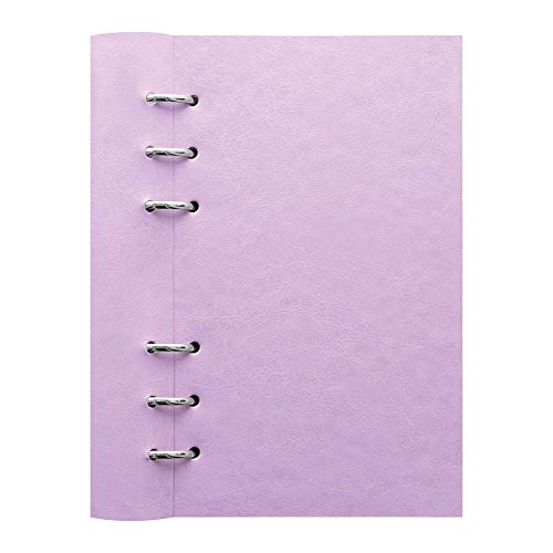 Filofax Clipbook, Classic Refillable Notebook, Orchid Personal (6.75 X 3.75") Ruled, Plain And Quadrille Notes Pages, Undated Planner, Yearly, Monthly And Weekly Calendar (B023631) #TOP21