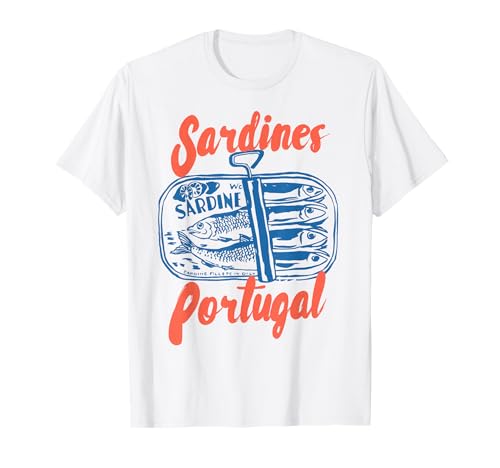 Sardines Tinned Fish Retro Graphic for Men Women...